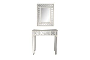 Wood Mirror Console - Set of 2 - Image 3