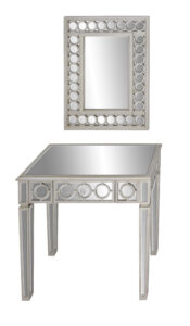 Wood Mirror Console - Set of 2 - Image 6