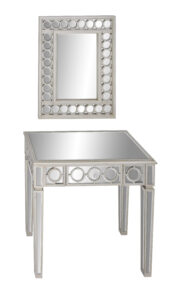 Wood Mirror Console - Set of 2 - Image 7