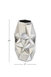 Ceramic Silver Vase - Image 4