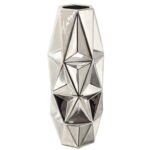 Ceramic Silver Vase - Image 3