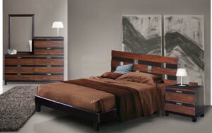 Briony Nightstand in Brushed Ebony/Coffee - 100% Solid Wood - Image 2