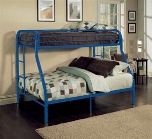 Twin/Full Metal Bunk Bed - Blue - Image 4