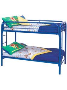 Twin/Twin Metal Bunk Bed - Blue - Image 2