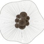 Metal Lotus Leaf Wall Decor