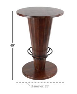 Wood Bar Table - Image 5