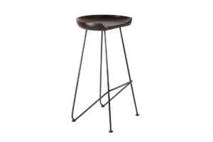 Wood Metal Stool - Image 7