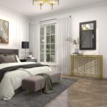 Metal Glass Console Table - Set of 2 - Image 3