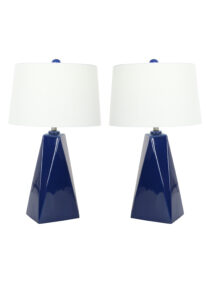 Ceramic Table Lamp - Blue - Image 2