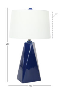 Ceramic Table Lamp - Blue - Image 3