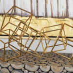 Metal Gold Sculpture