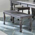 Fulbright Bench -Antique Grey & Coffee