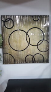 Circles Framed Wall Art - Image 2