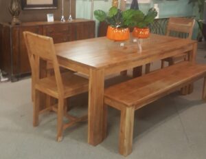 Wayland 5pc Sandstone Dining - Acacia Wood