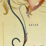 Wilford  Antique Bronze Table Lamp W/Amber Glass Shade