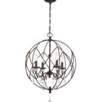 Berne 4 Light 20 inch Antique Bronze Chandelier Ceiling Light