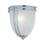 Finnegan 1 Light 8 inch Chrome Wall Sconce Wall Light