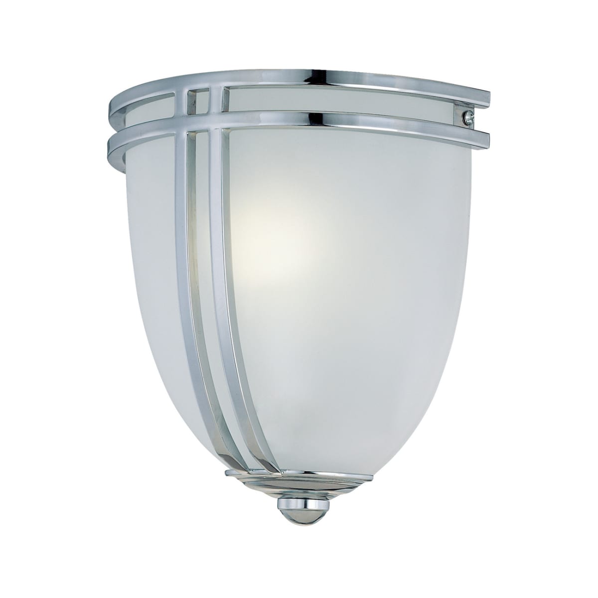 LS-16097C Finnegan 1 Light 8 inch Chrome Wall Sconce Wall Light - Image 1