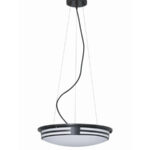 Vascello 2 Light 17 inch Black Flush Mount Ceiling Light