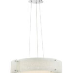 Led Ceiling Lamp, Chrome+Diamond 4pcs-Kaelin