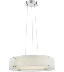 Led Ceiling Lamp, Chrome+Diamond 4pcs-Kaelin