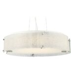 Led Ceiling Lamp, Chrome+Diamond 4pcs-Kaelin - Image 2