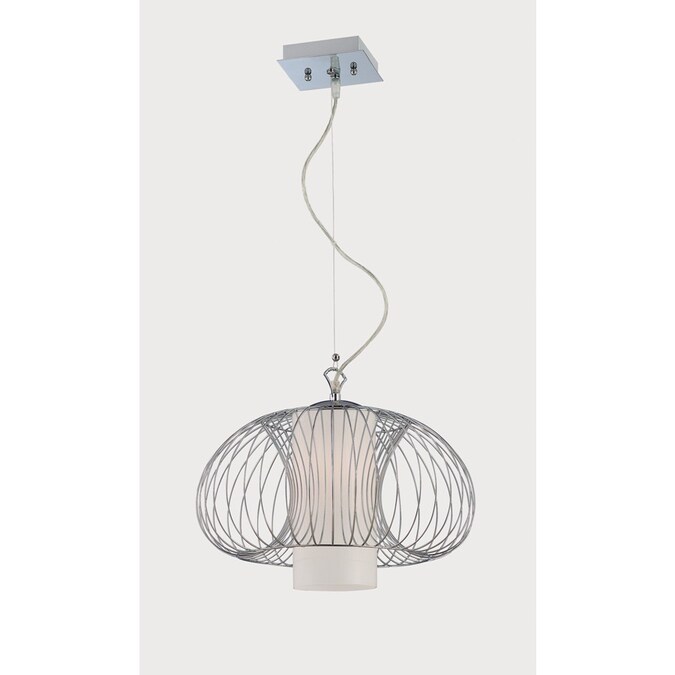 LS-19775C Retro Single Light Down Lighting Pendant with Frost Glass Shade - Image 1