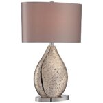 Mandalay 23 inch 23 watt Gold and Chrome Table Lamp
