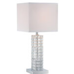 Signature 23 inch 23 watt Chrome Table Lamp