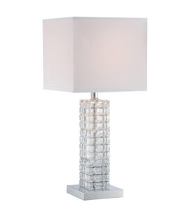 Signature 23 inch 23 watt Chrome Table Lamp