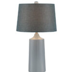 Raewyn 27 inch 23 watt Smoke Blue Table Lamp