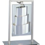 Sophia 13 1/2" Tall Table Lamp in Chrome