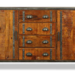 Urban 2 Door Wooden Sideboard - Mango Wood