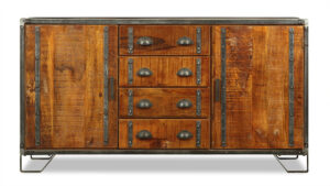Urban 2 Door Wooden Sideboard - Mango Wood