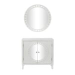 Wood Cabinet Mirror - Set of 2 - Image 2