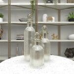 Glass Stopper Bottle - Set of 3 - Image 2