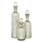 Glass Stopper Bottle - Set of 3 - Image 4
