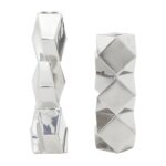 Ceramic Silver Vase - Set of 2 - Image 3