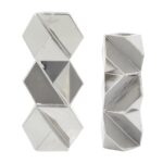 Ceramic Silver Vase - Set of 2 - Image 4