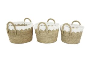 Seagrass Basket - Set of 3 - Image 4