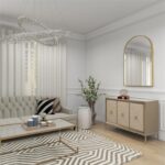 Silver Ceramic Contemporary Stool - Image 5