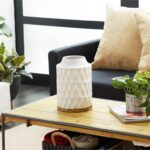 Porcelain Contemporary Vase - 12"H