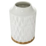 Porcelain Contemporary Vase - 12"H - Image 3