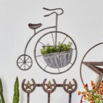 Metal Tricycle Wall Planter