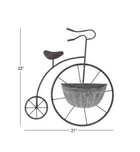 Metal Tricycle Wall Planter - Image 5