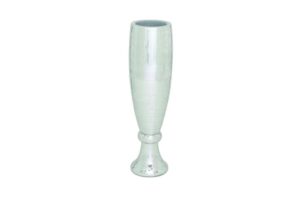 Polystone Mirror Mosaic Vase - 33"H - Image 4