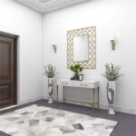 Polystone Mirror Mosaic Vase - 33"H - Image 2