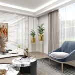 Metal Floor Gold Planter - Set of 2 - Image 3