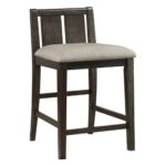 Daye 3pc Counter Height Set - Dark Cherry Wood - Image 3