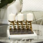 Gold Stainless Candle Holder